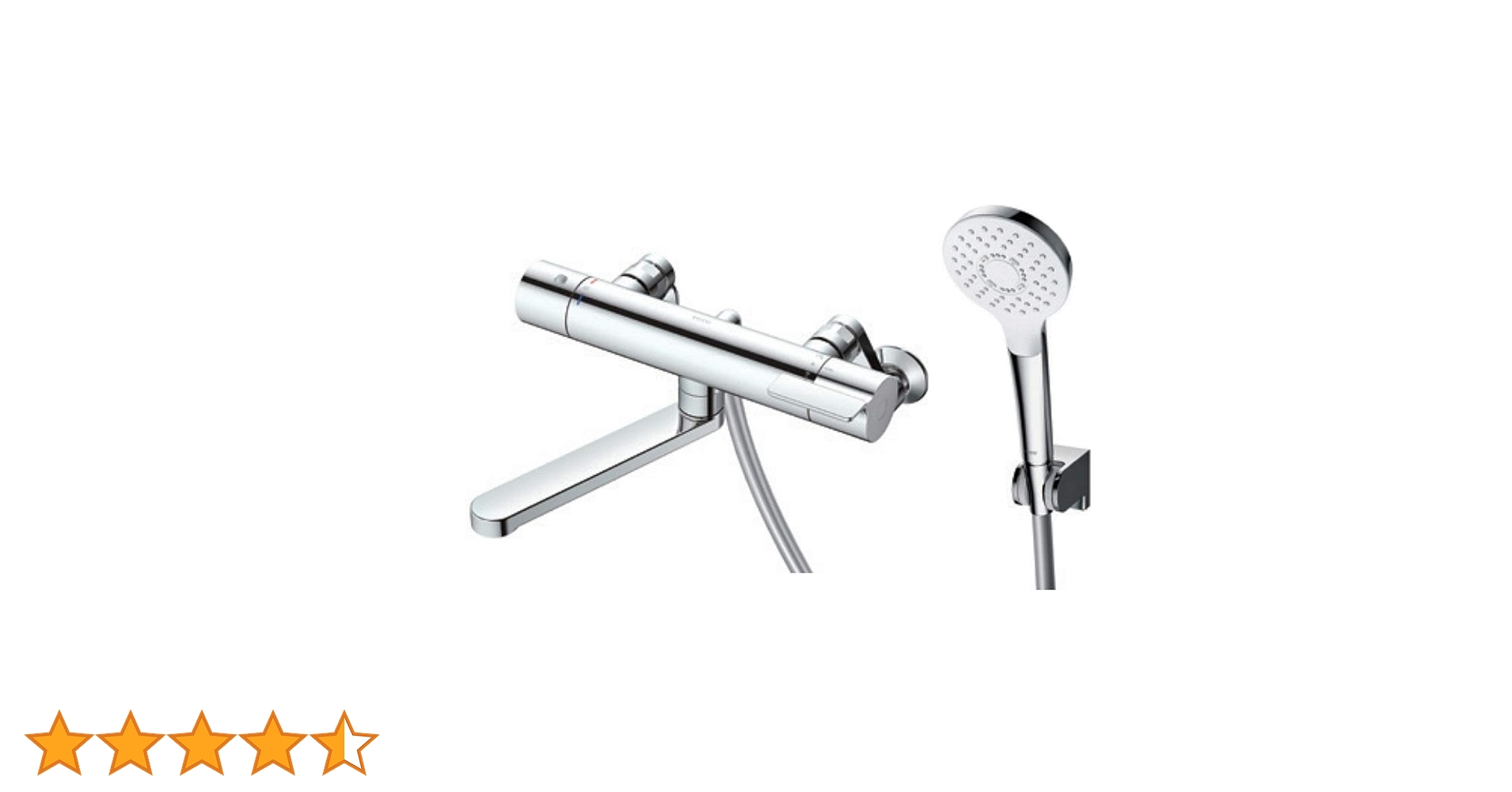 Amazon | TOTO 浴室用壁付サーモスタット混合水栓 170mm